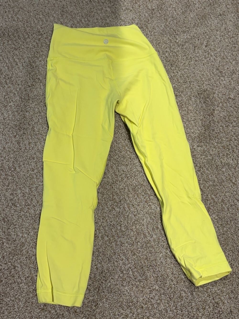lululemon athletica Neon Yellow Leggings